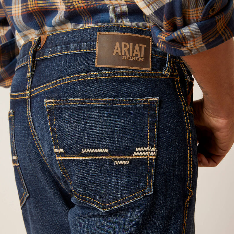 ARIAT MENS M8 MODERN STRETCH REESE SLIM JEAN TORNADO